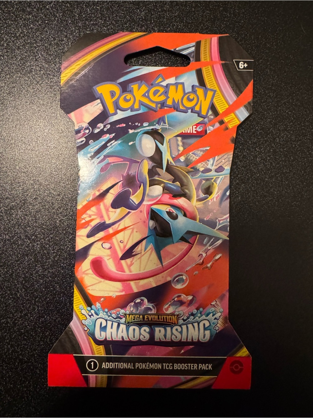 Pokemon Chaos Rising Booster Pack - Blue, Pink, Red Artwork